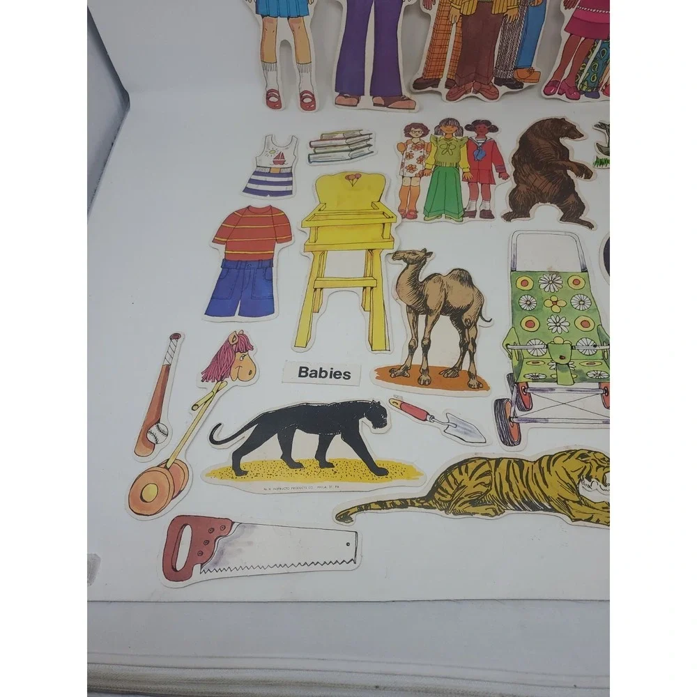 Instructo Products flannel Back Storytelling People & Animals Phila PA 31 90